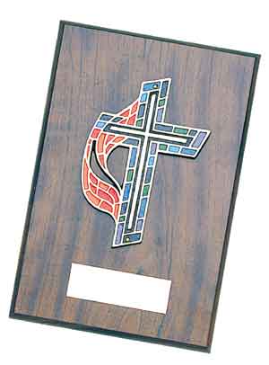 Methodist Cross Plaque