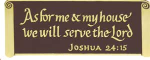 As For Me and My House... House Blessing