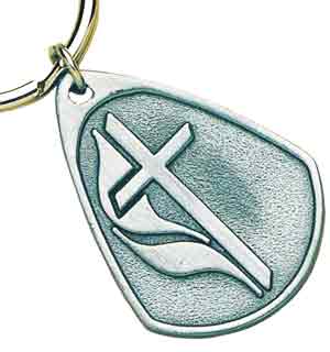 Methodist Symbol Key Tag