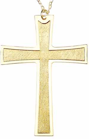 Gold Plated Pectoral Cross