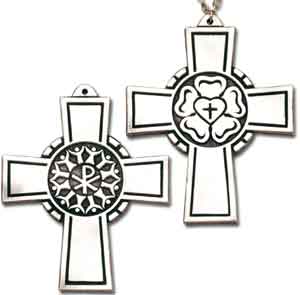 Large Pectoral Cross w/Luther's Seal