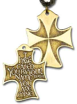 I Have Called You... Bronze Pendant
