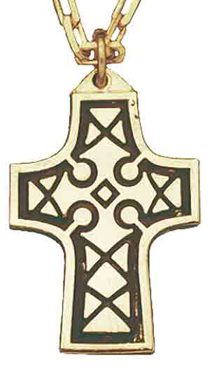 Celtic Gold Plated Cross