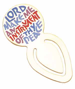 Instrument of Thy Peace Bookmark