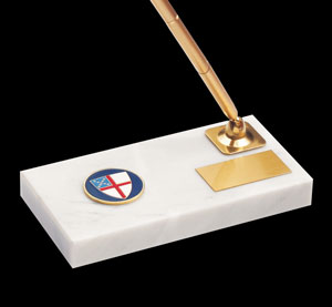 Episcopal Shield Pen Stand