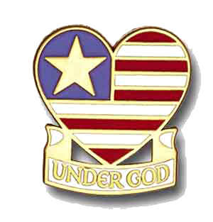 Under God Lapel Pin