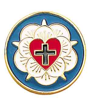 Luther Rose Pin
