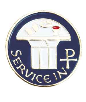 Service in Christ Lapel Pin