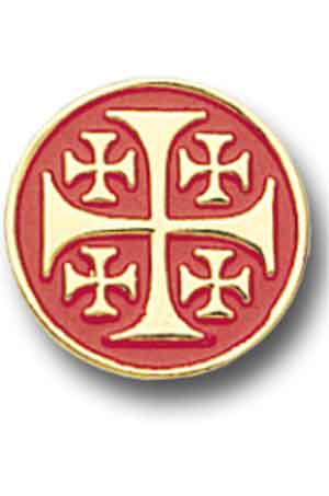 Jerusalem Cross Pin