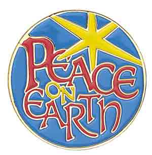 Peace On Earth Lapel Pin
