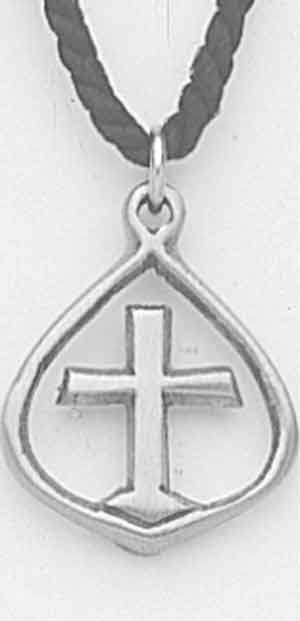 Oval Cross Pendant